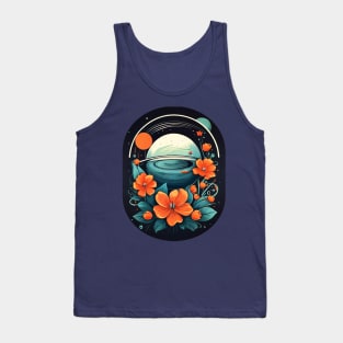 Floral Planet by Akbaly Tank Top